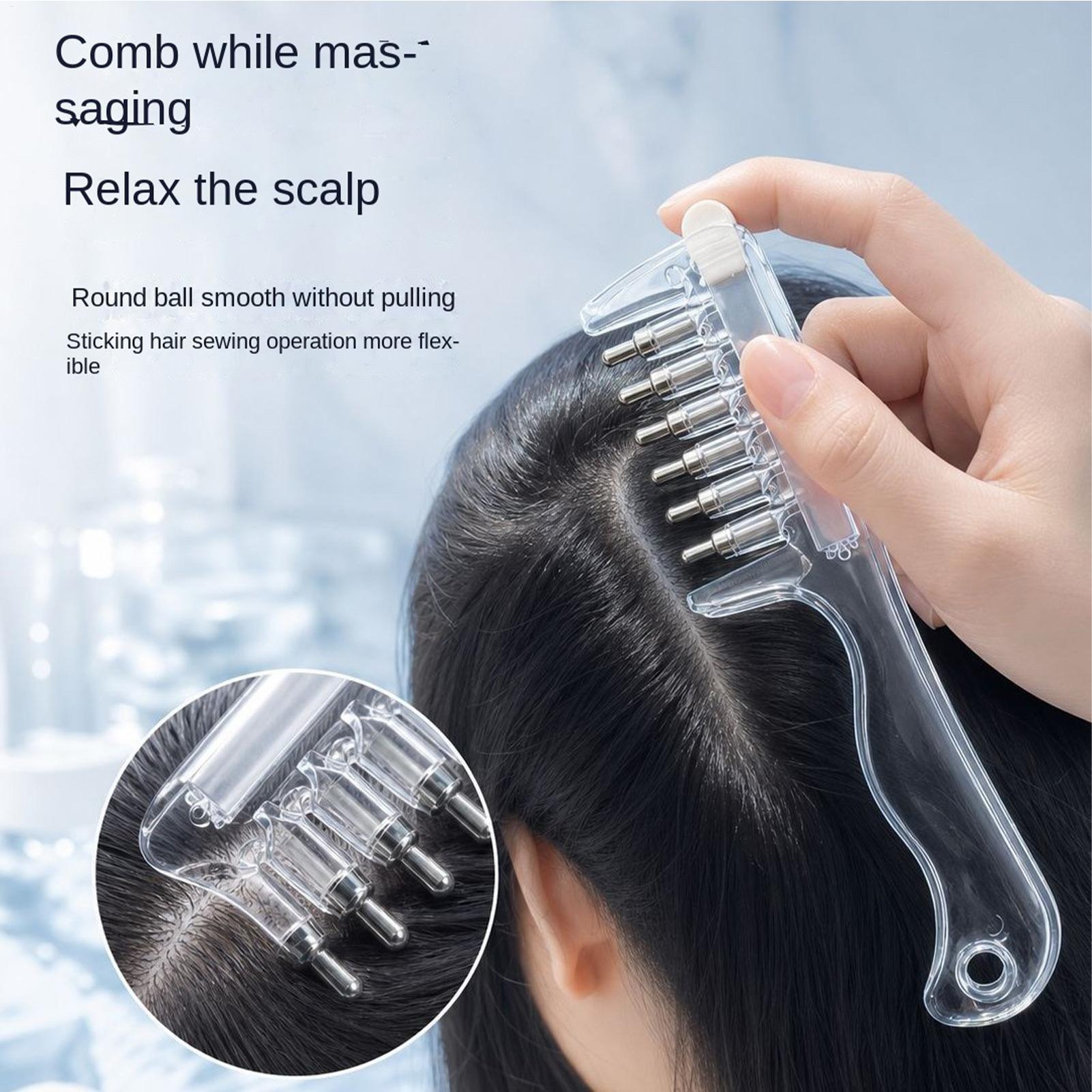 Root Stimulator Liquid - 1 шт. портативная прозрачная расческа для